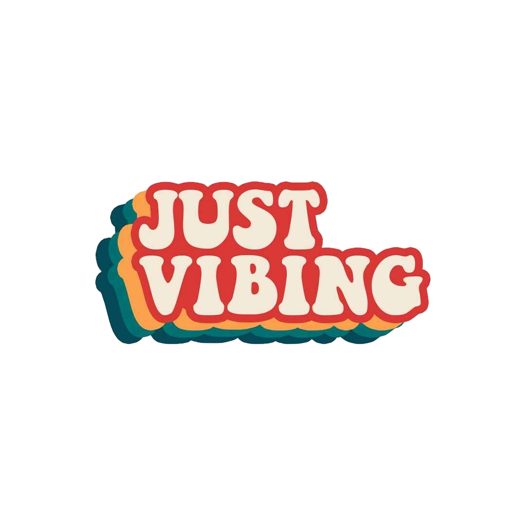 Just Vibing Sticker